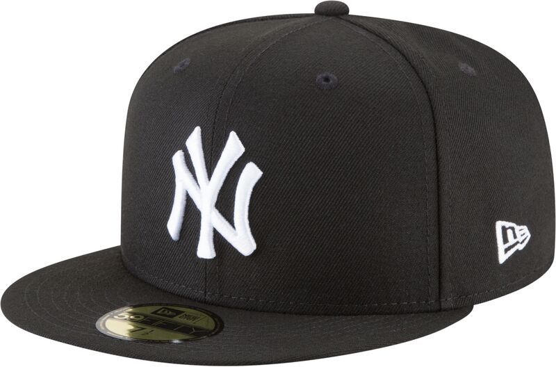 ニューエラ レディース アクセサリー 帽子 New Eradult New York Yankees 59Fifty Basic BlackWhite Fitted Hat NoColor ホワイト