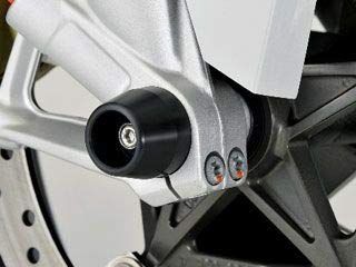 新品 アグラス(AGRAS) フロントアクスルプロテクター コーンタイプ ブラック S1000RR(-11) 343-701-J0B