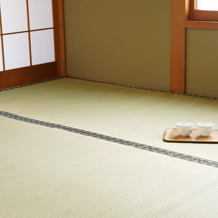 和室が香る、国産い草の上敷き 松 国産い草 上敷き 本間3畳 約191×286cm カーペット 和室