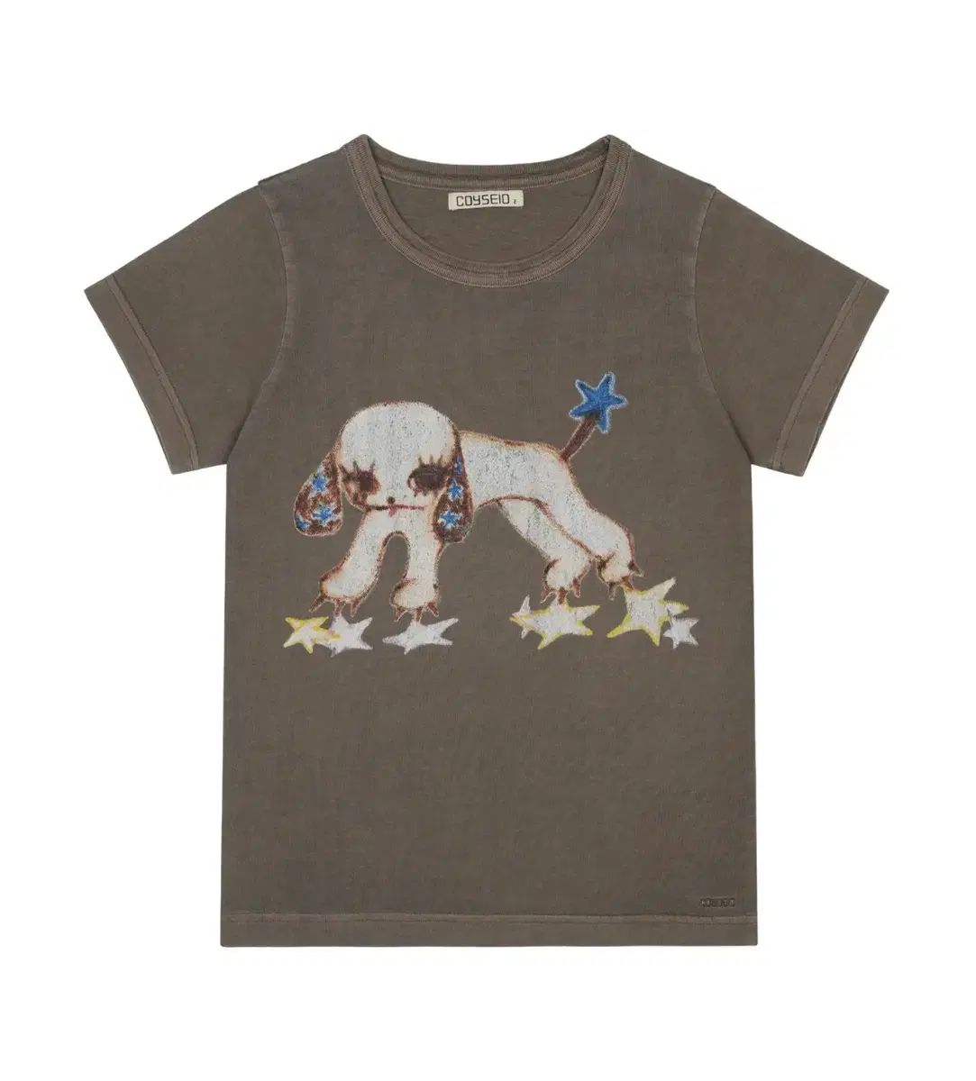 ISSEY MIYAKE VINTAGE PUPPY T-SHIRT ASH BROWN