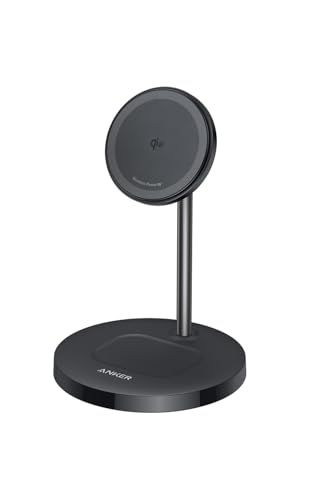 Anker MagGo Wireless Charger (2-in-1, Stand) Qi2対応 マグネット式 2-in-1 ワイヤレス充電ステーション/ワイヤレス出力 MagSafe対応 iPhone 17 / 16 / 15 / 14 bf970718