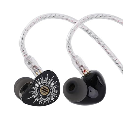 Linsoul Kiwi Ears x B_Media: Chorusインイヤーモニター DLC(ダイヤモンドライクカーボン)ダイヤフラムが搭載するダイナミックドライバー有線イヤフォン CNC金属フェースプレートが設計するIEM デュアル銀メッキカーブルがJu