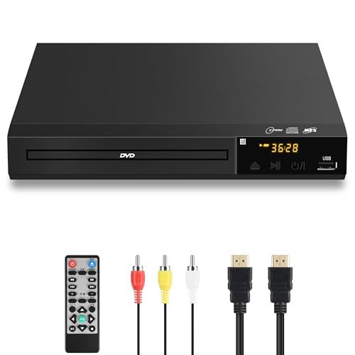 DVDプレーヤー テレビ用 再生専用 1080Pサポート HDMI/AV出力 リージョンフリー CPRMに対応し、地上デジタル放送を録画した番組の再生が可能 USB拡張再生 多種ディスク対応（DVD±R/RW・CD/-R/RW・CD-G・VCD） AV・HJu