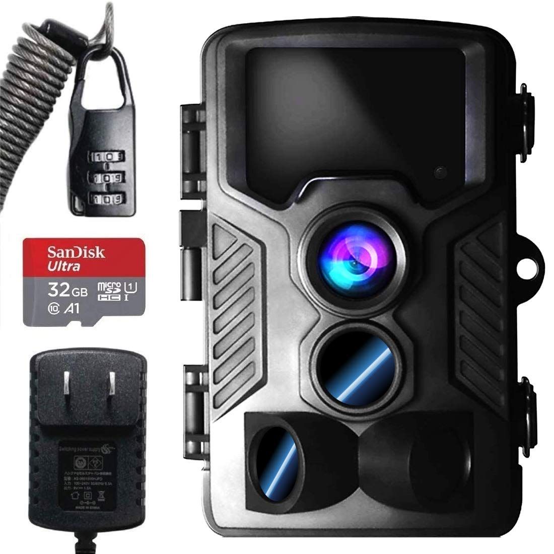 トレイルカメラ 防犯カメラ【最新型NL 国内メーカー品】 4K 業界最高4K 最長18ヶ月待機 屋外 防水 防塵 IP66対応 2160p 1080p対応 不可視光赤外線LED 監視カメラ 動体検知 人感センサー 夜間対応 電池式 自動上書き 0068e153
