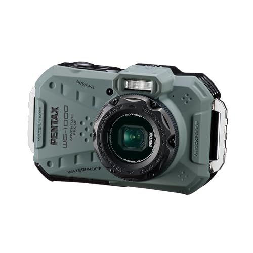 ペンタックス PENTAX WG-1000 オリーブ 本格防水デジタルカメラ 15m防水 (連続1時間) 2m耐衝撃 防塵仕様 2162t 3b667cce