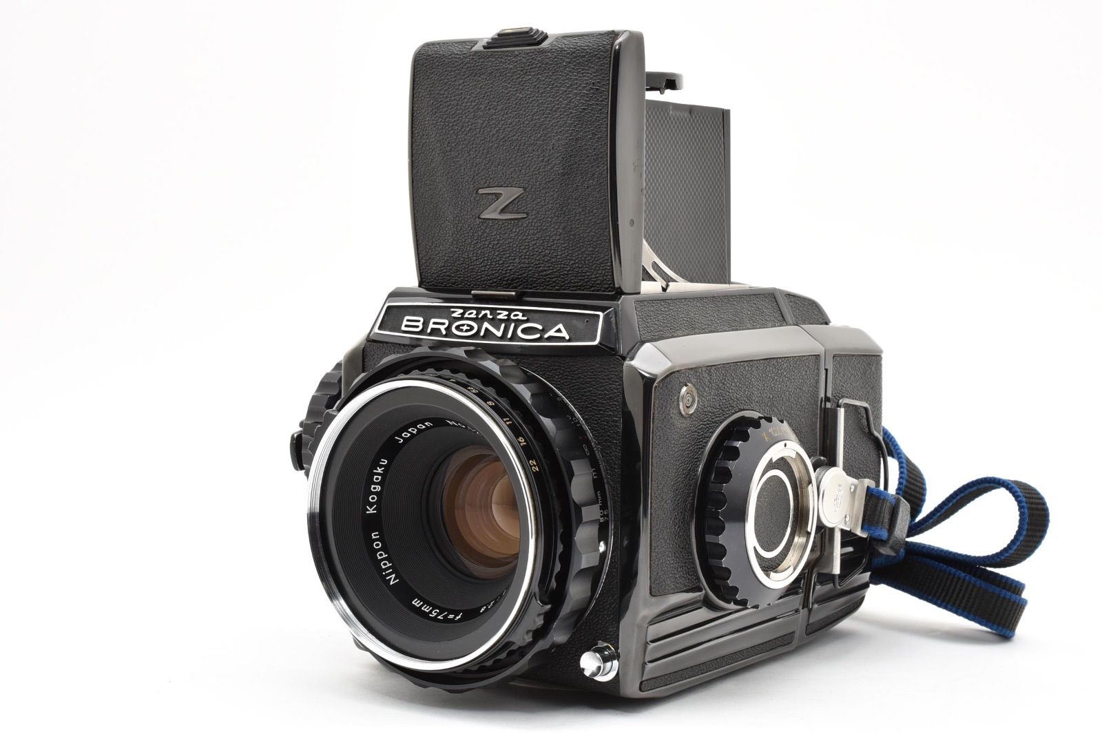 ◇◆ 極上完動品 ゼンザ ブロニカ Zenza Bronica S2 A S2A ブラック + Nikkor P 75mm f2.8 動作絶好調 4751 ◆◇