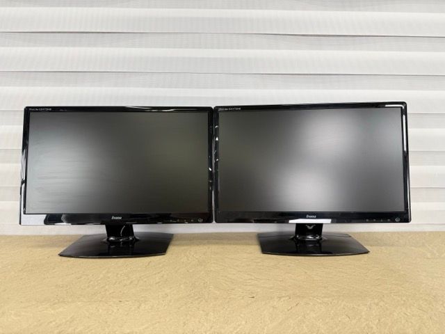 iiyama 23.6型 2台セット 中古液晶モニター 動作保証 - メルカリ