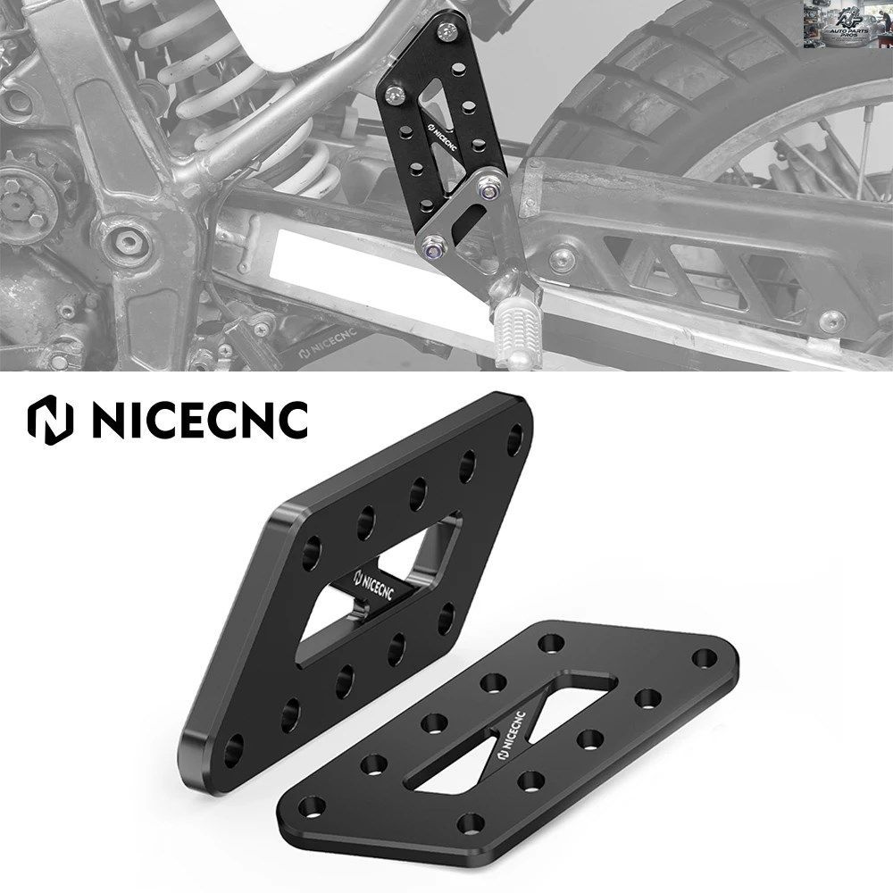 DR650 DR 650 1996-2020 - 24 パッセンジャーフットペグ フットレスト移設ブラケット、フットペグを4インチ下げます カスタムパーツ
