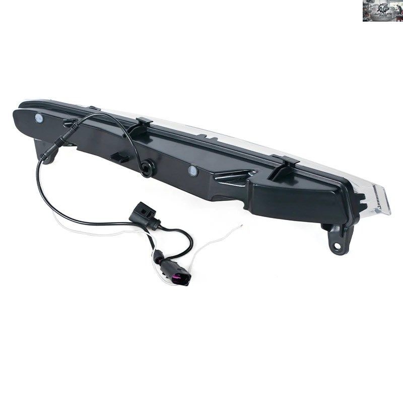 車用 12V LED DRL デイタイムランニングライト デイライトフォグライト イエローターンストップライト付き アウディ Q7 2006-09 カスタムパ