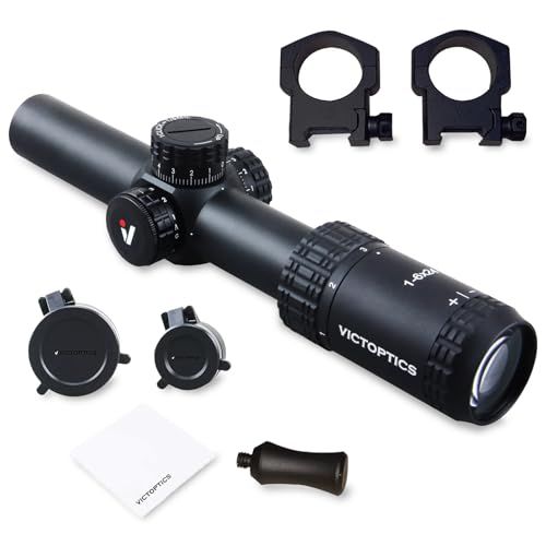 ベクターオプティクス Victoptics S6 1-6×24 LPVO ライフルスコープ MIL レティクル 赤 緑イルミネーション 防水 耐衝撃 30mmチューブJu