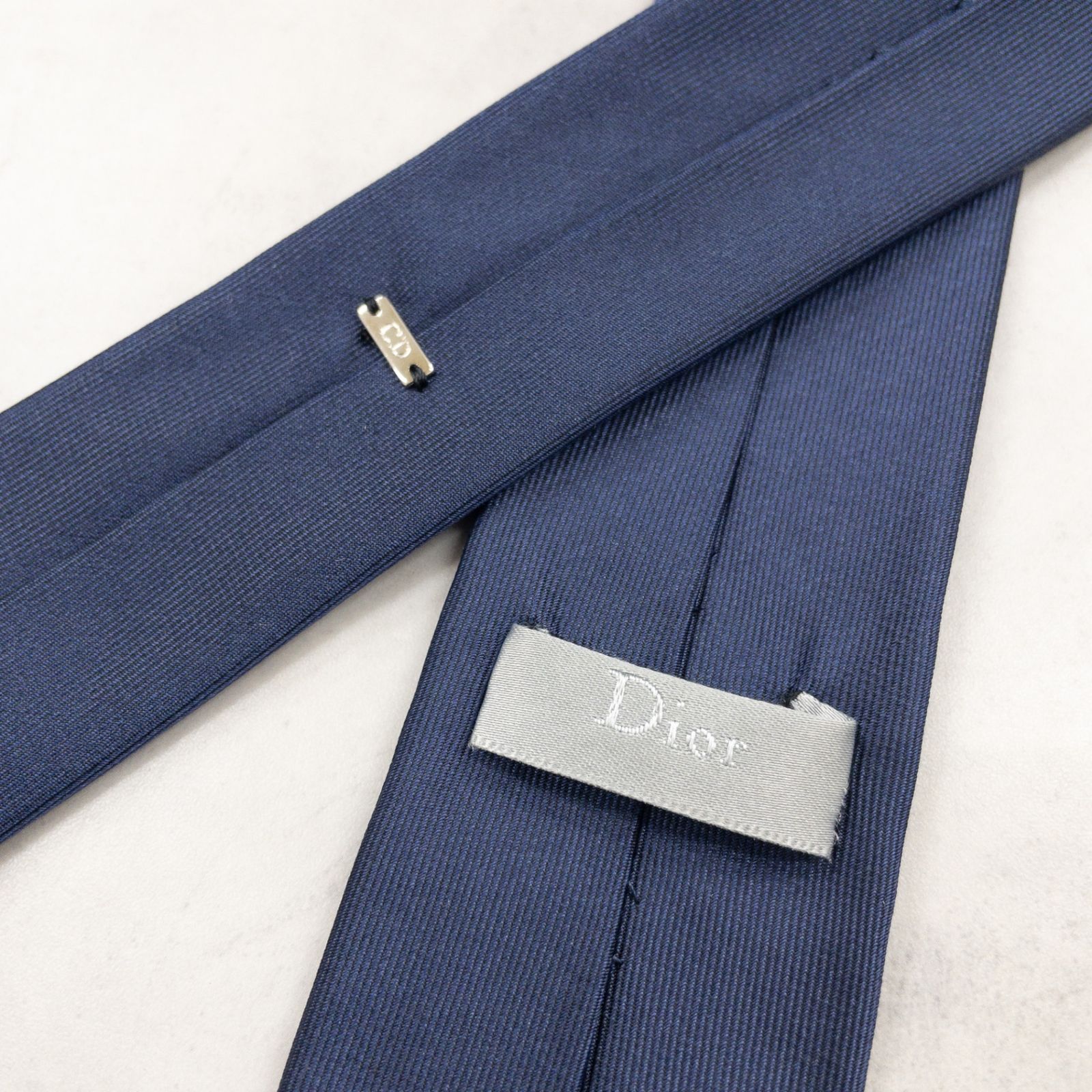 Dior homme ディオールオム ネクタイ ナロータイ 無地 ソリッド