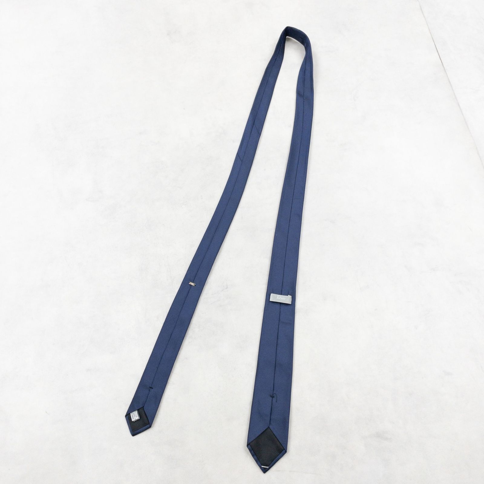 Dior homme ディオールオム ネクタイ ナロータイ 無地 ソリッド