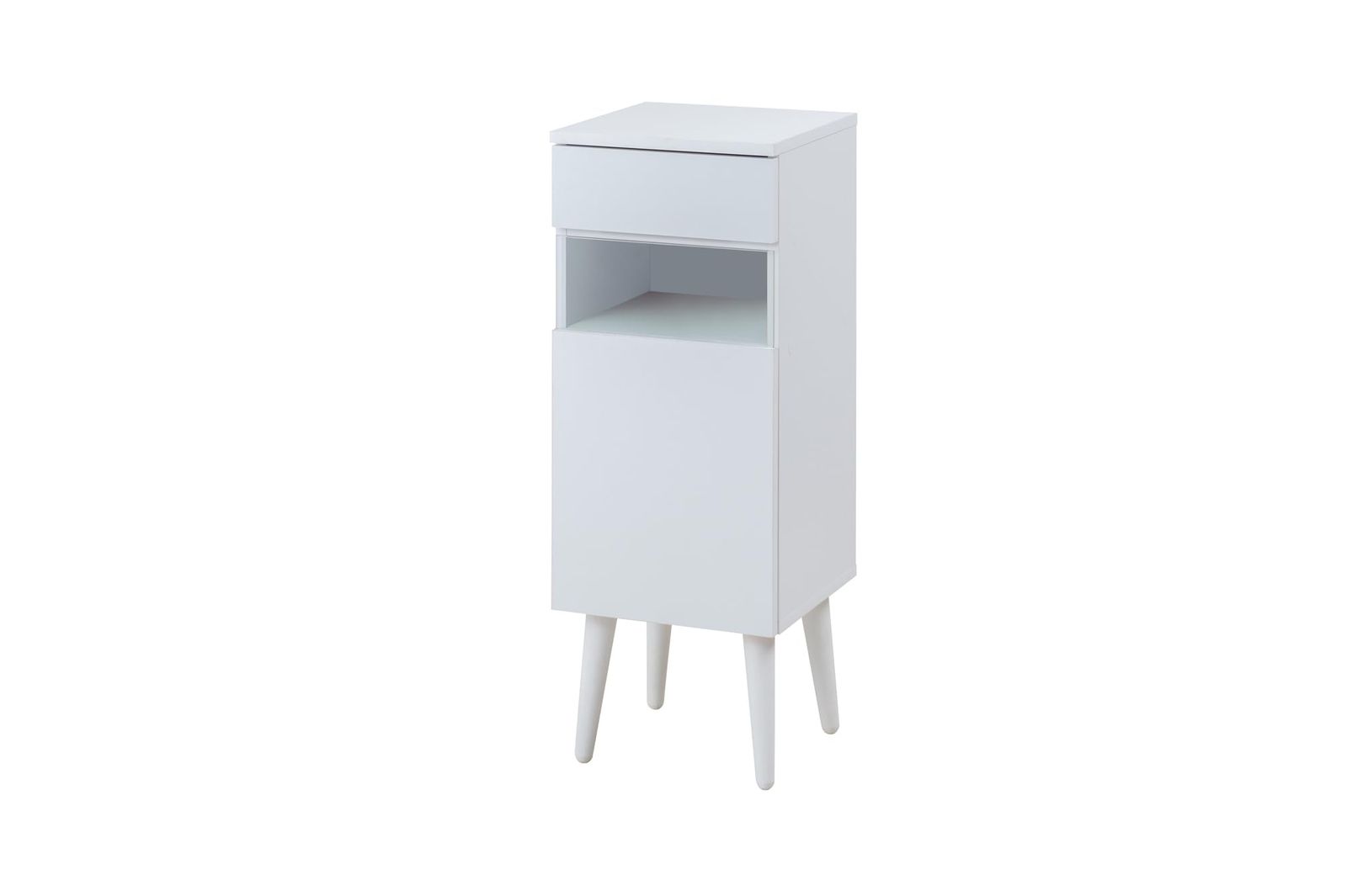 WHITE LIV 幅30 キャビネット ホワイト フレンチシャビー 電話台 ルーター収納 FAX台 ファックス台ｍａ