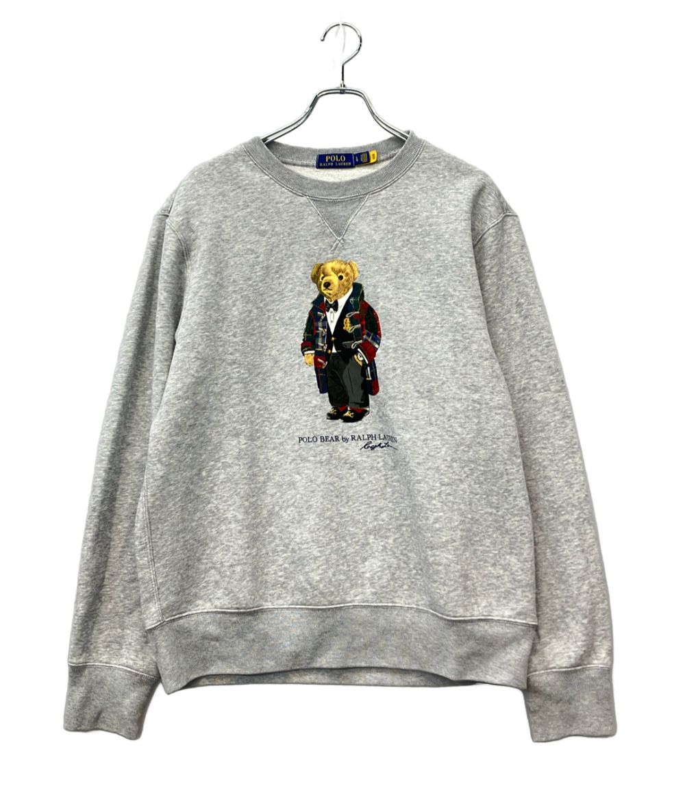 美品 ポロ・ラルフローレン トレーナー スウェット ベア メンズ SIZE L POLO RALPH LAUREN