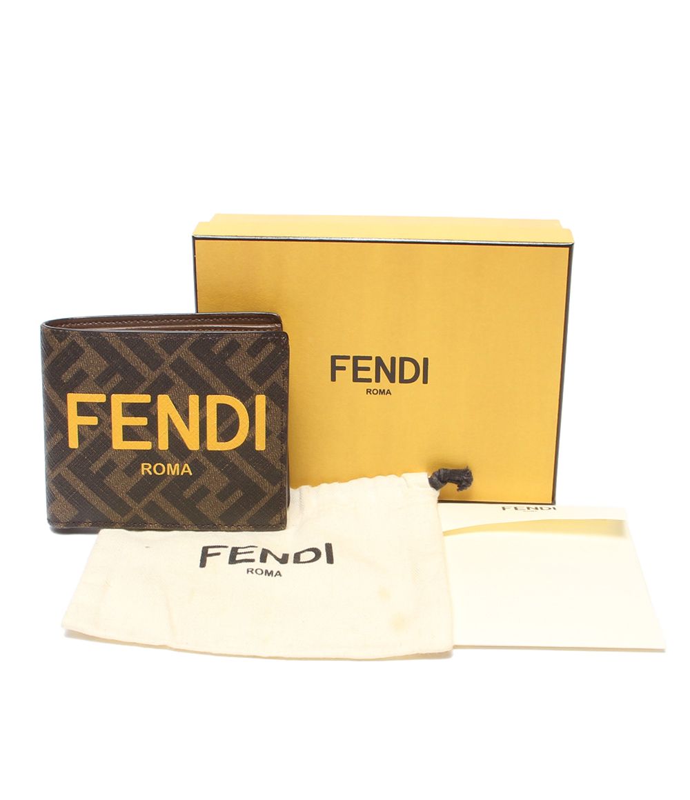 フェンディ 二つ折り財布 ズッカ柄 7M0339 メンズ FENDI - メルカリ