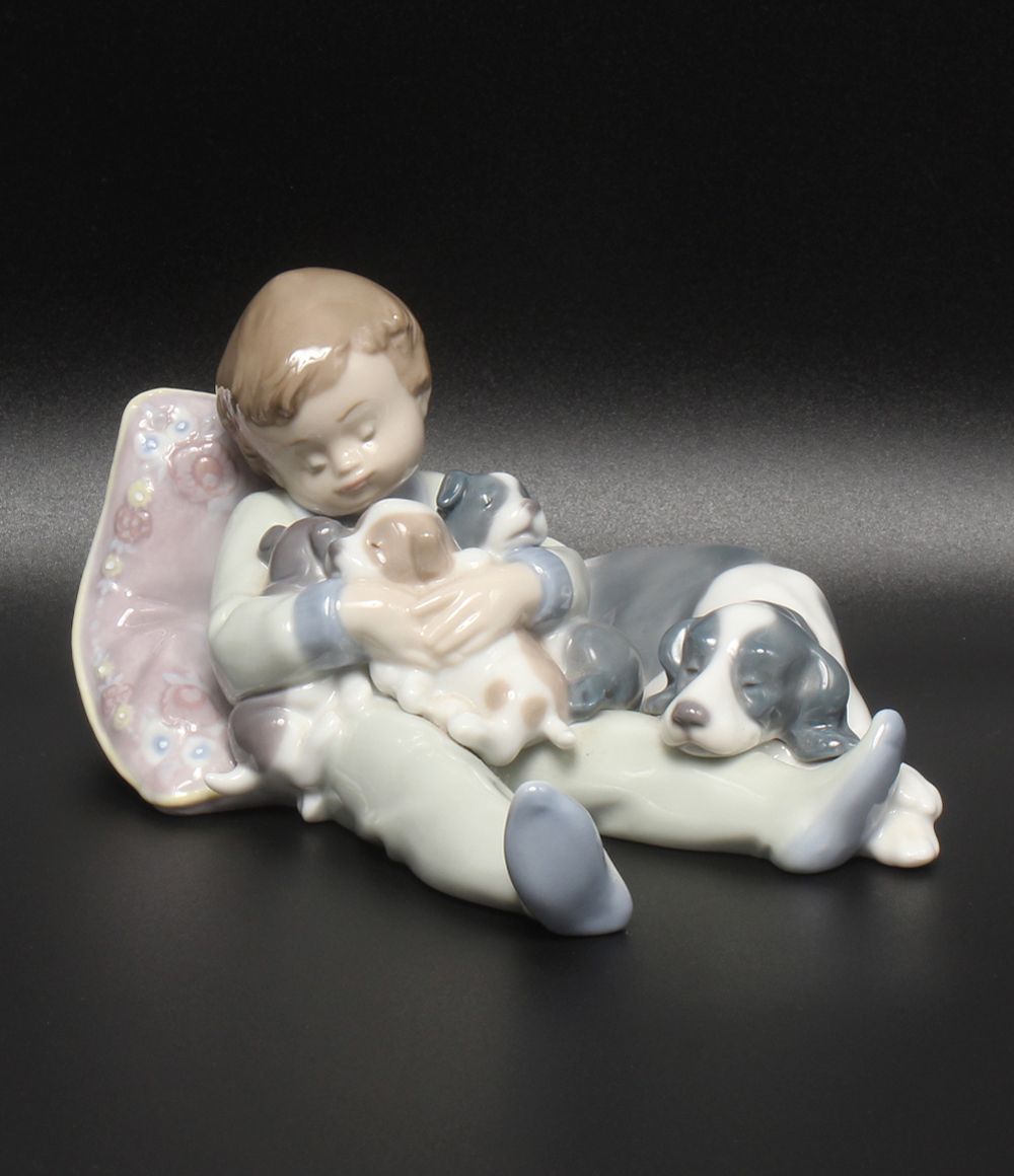 リヤドロ フィギュリン 置物 オブジェ 1535 みんなおねんね LLADRO