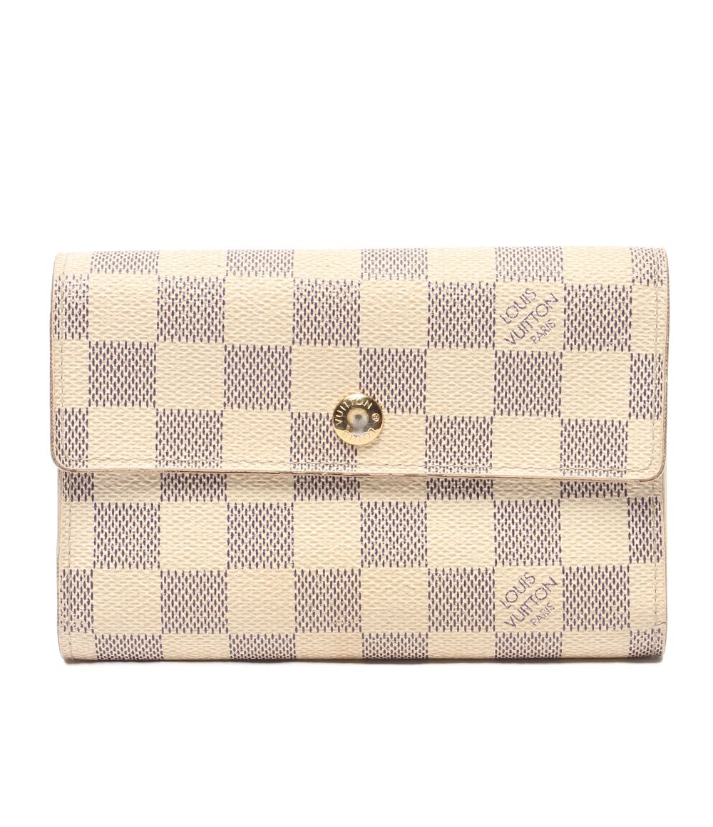ルイ・ヴィトン 三つ折り財布 ポルトフォイユ アレクサンドラ ダミエアズール N63068 レディース LOUIS VUITTON