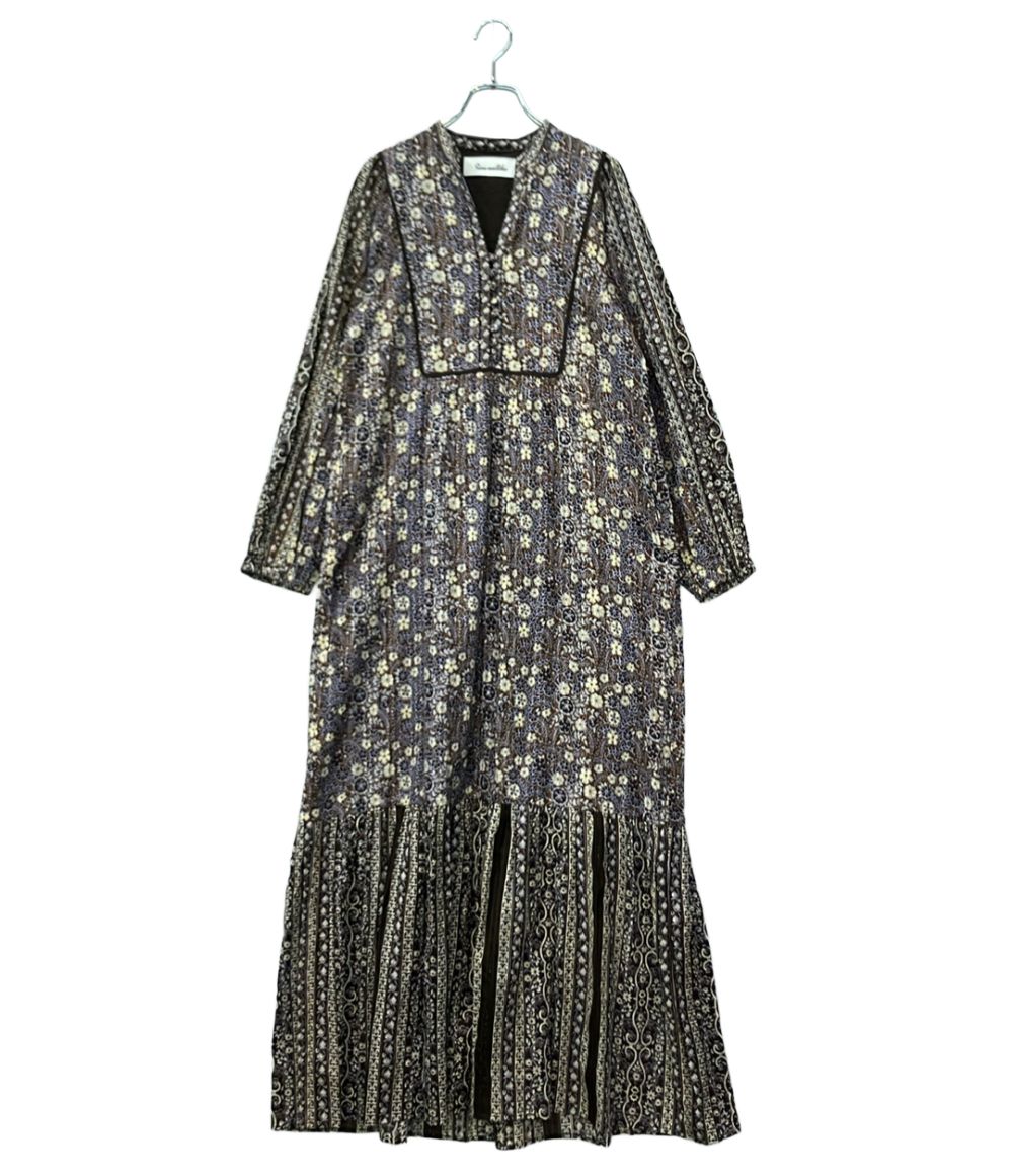 サラマリカ 長袖ワンピース 花柄 020452SB1 レディース SIZE M Sara