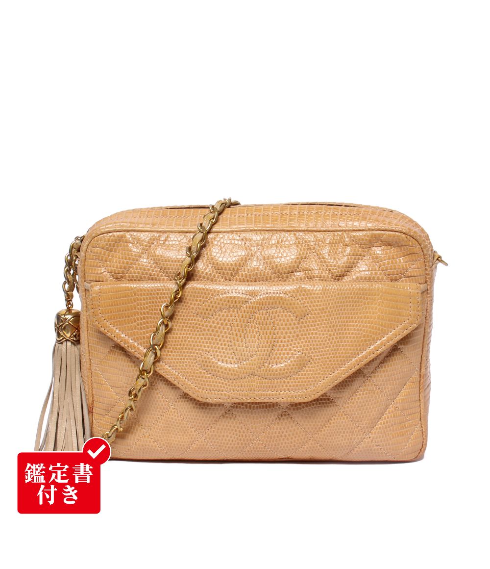 シャネル チェーンショルダーバッグ 肩掛け 斜め掛け 1番台 ゴールド金具 マトラッセ レディース CHANEL