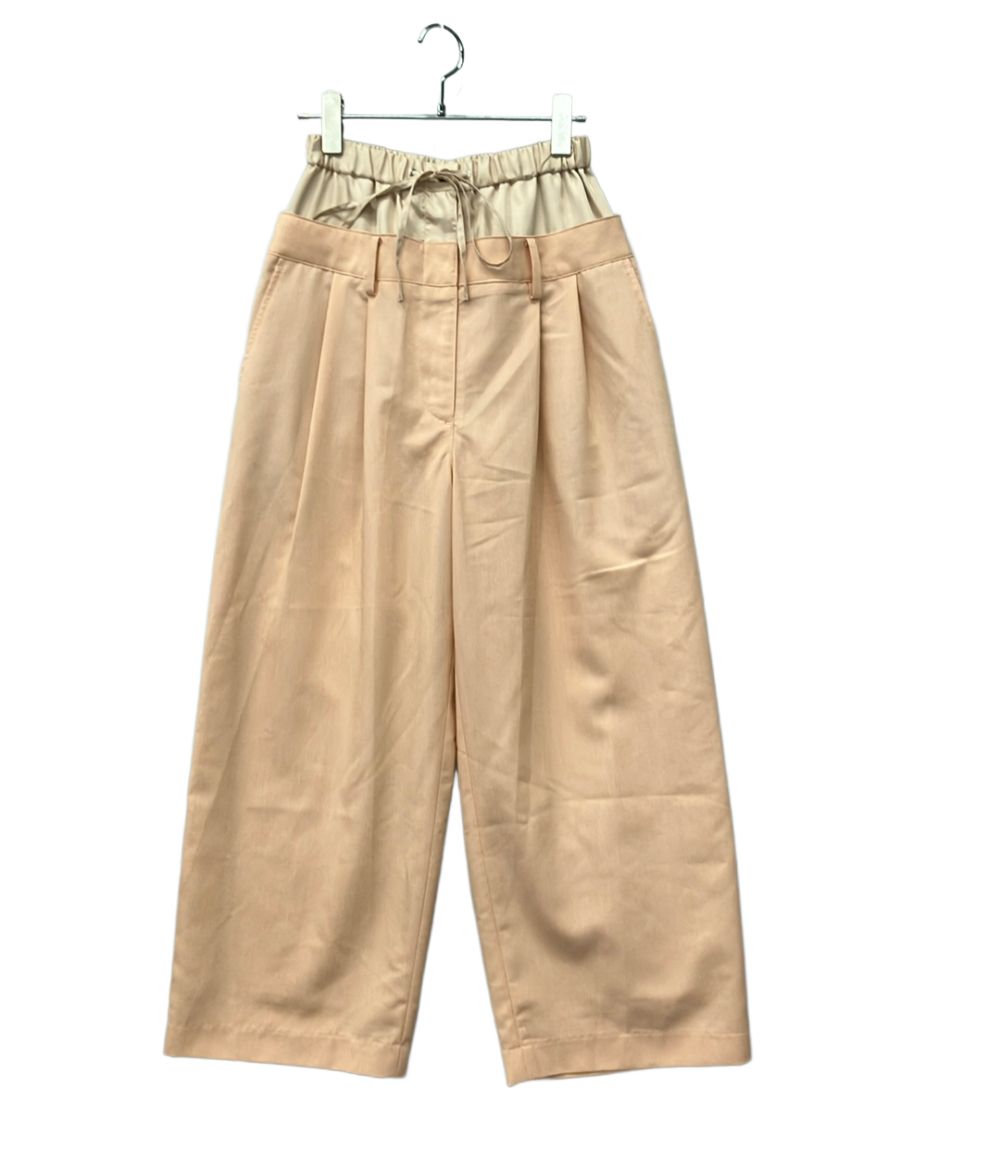 美品 クラネ ロングパンツ ライトピンク 10110-7093 レディース SIZE 0 (S) CLANE