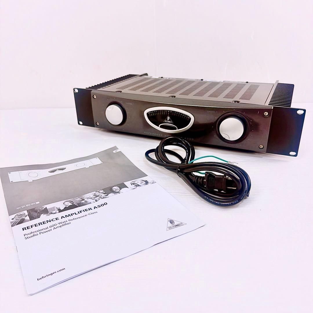 BEHRINGER ベリンガー リファレンス パワーアンプ A500 - メルカリ