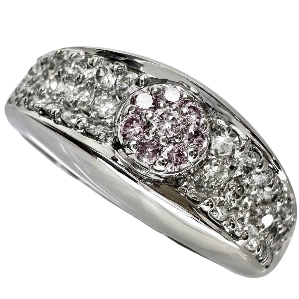 11号 三越 ダイヤモンド(ピンク含む) 0.50ct リング・指輪 Pt900プラチナ 7.2g レディース 【中古】【真子質店】【NN】