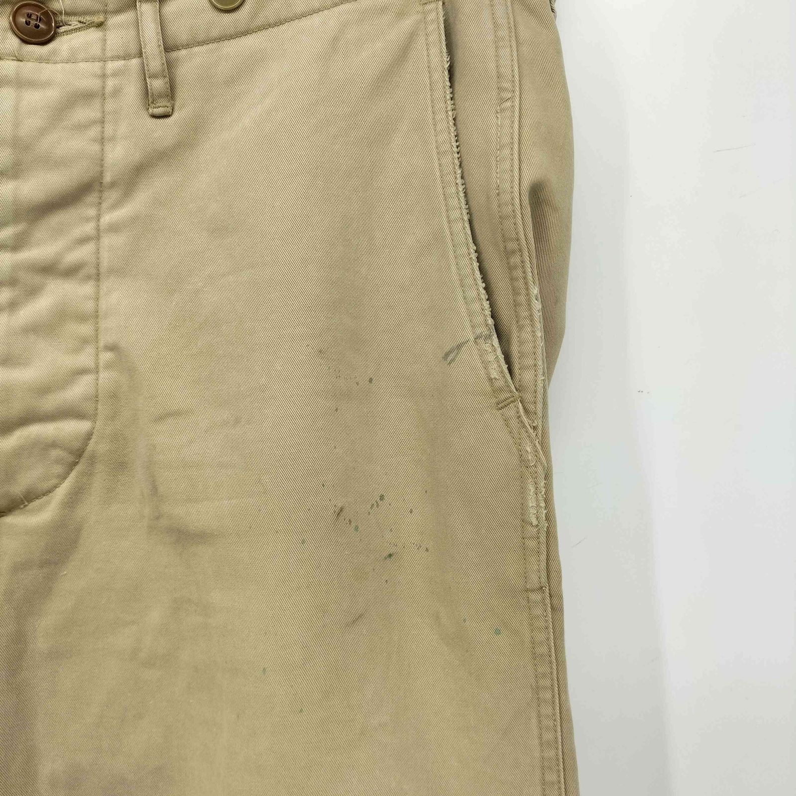 ロンハーマン RON HERMAN DENIM ヴィンテージ加工 サスペンダーボタン