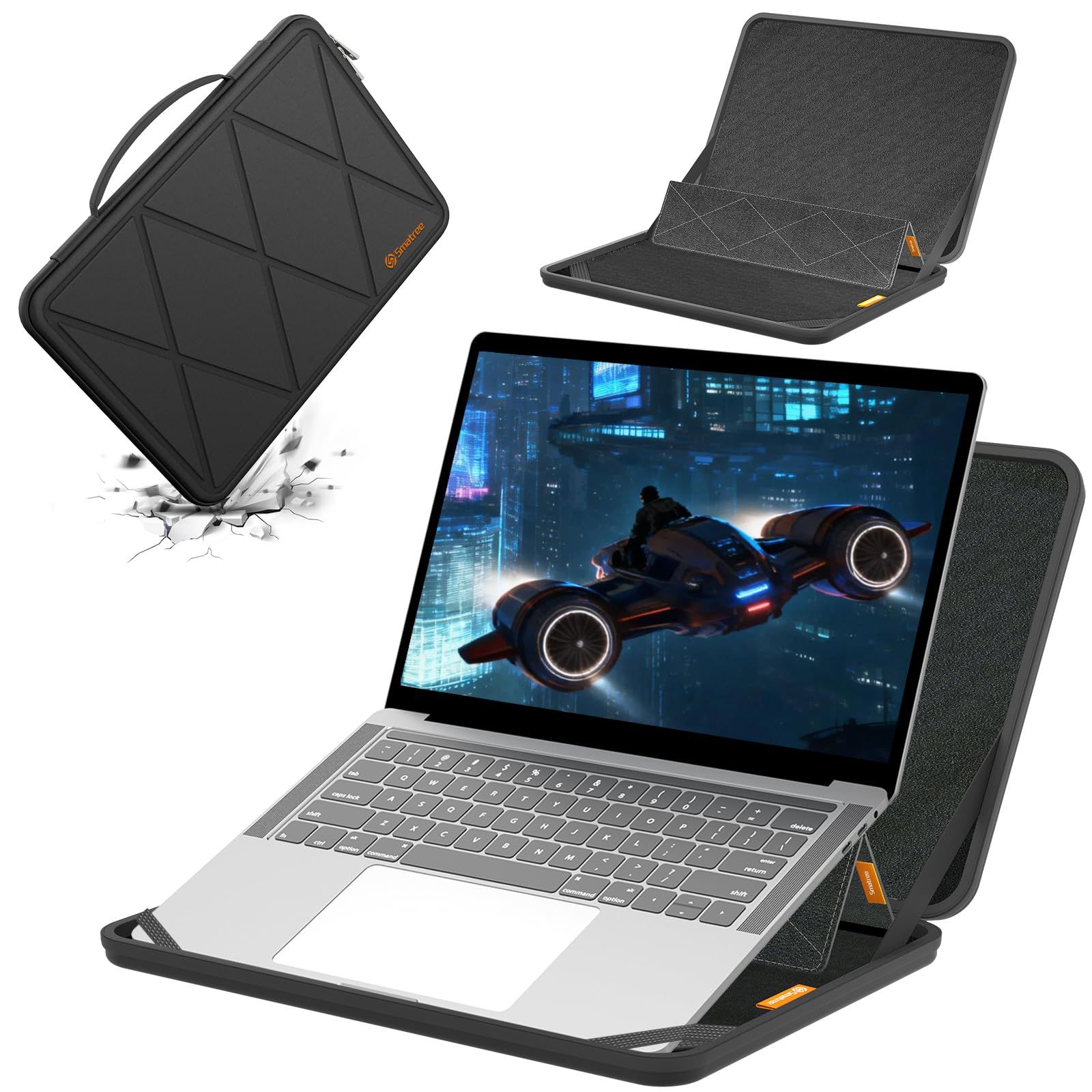 新品 Smatree MS121 ハードプロテクション 16 インチ ノートパソコンスリーブケース 適合機種： Alienware X16、DELL G16 Gaming Laptop、MSI Raider GE68 HX 14V/Vector、ACER Ni