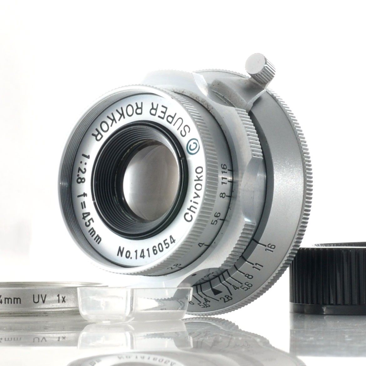 【ミノルタ】Chiyoko Super Rokkor 45mm F2.8 L39 LTM MFレンズ #T812B