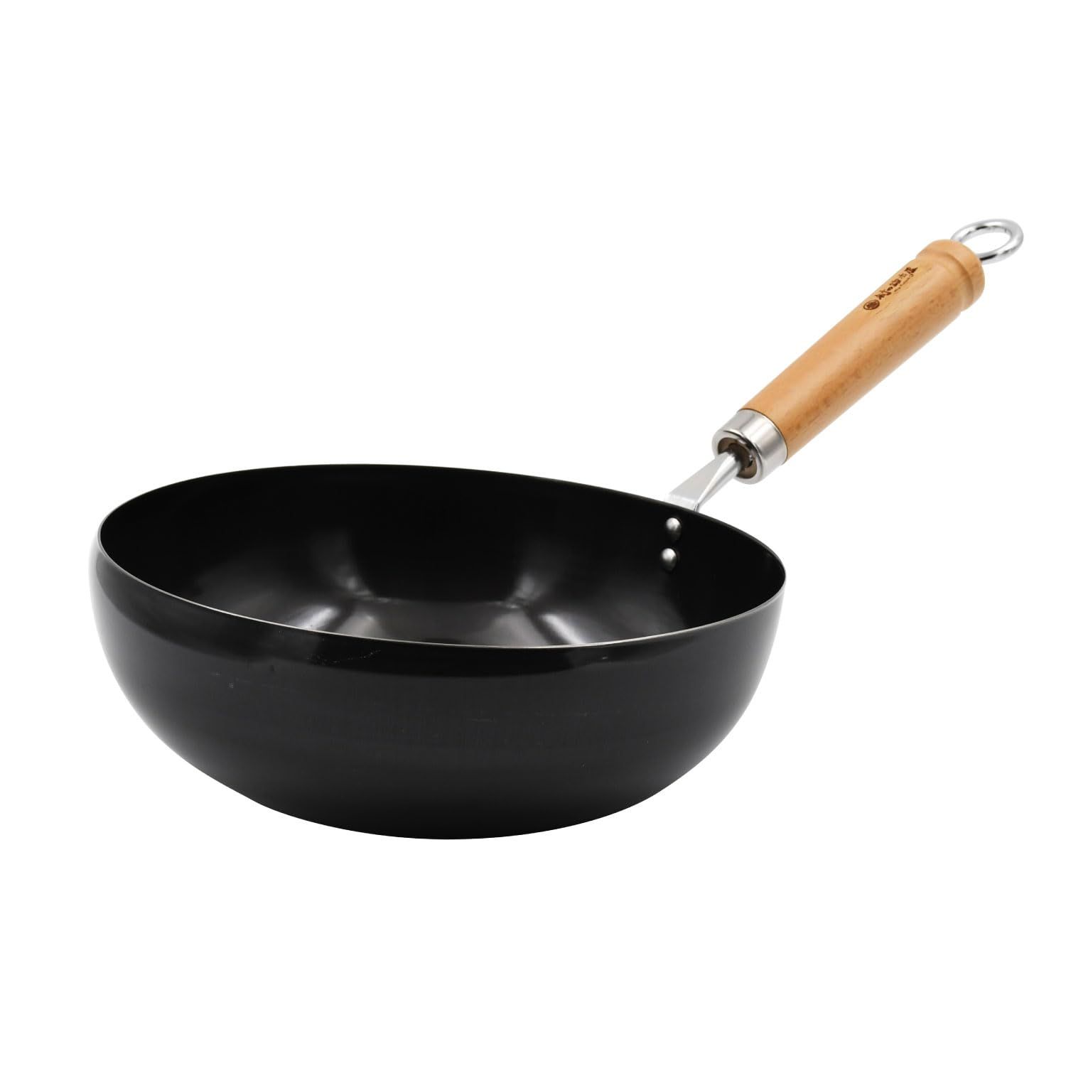 【燕三条製】村の鍛冶屋 鉄製 こぼれにくい 炒め鍋 26cm ガス火・IHコンロ対応 MADE IN JAPANJu