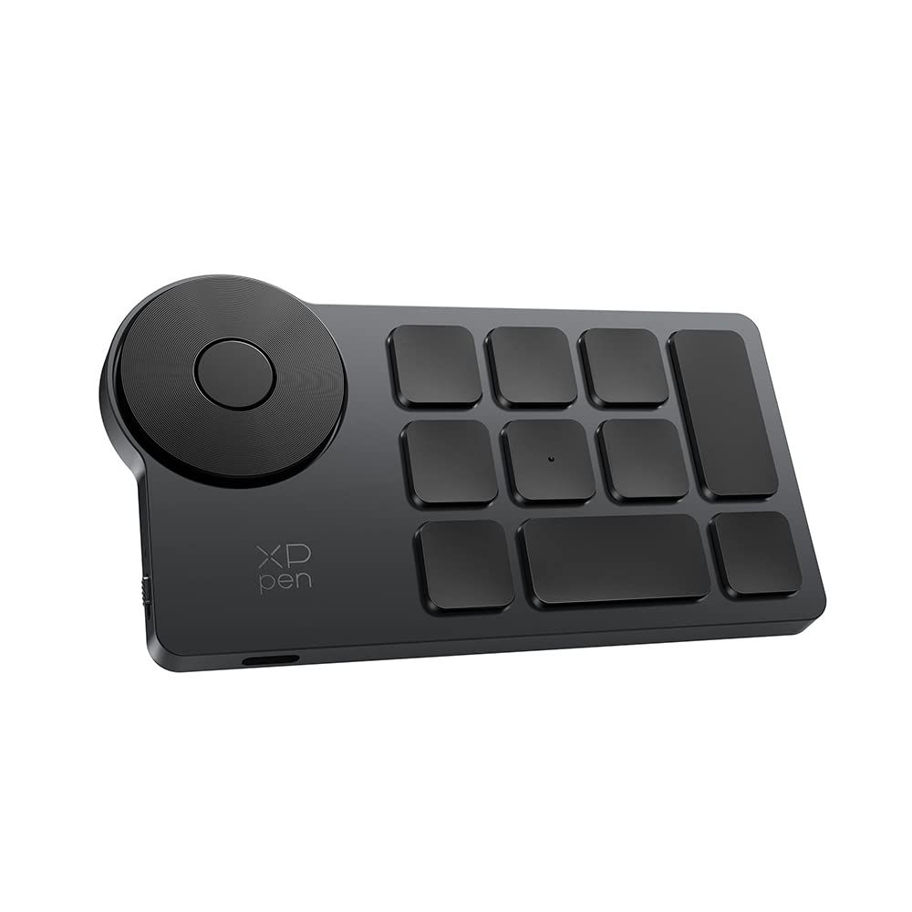 XPPen 左手デバイス ショートカットリモート 片手キーボード Bluetooth対応 ワイヤレス ペンタブ 液タブ用 ノートパソコン対応 作業効率向上 イラスト 画像 動画編集 ACK05Ju XPPen 左手デバイス ショートカットリモート 片手キーボード Bluetooth対応 ワイヤレス ペンタブ 液タブ用 ノートパソコン対応 作業効率向上 イラスト 画像 動画編集 ACK05Ju