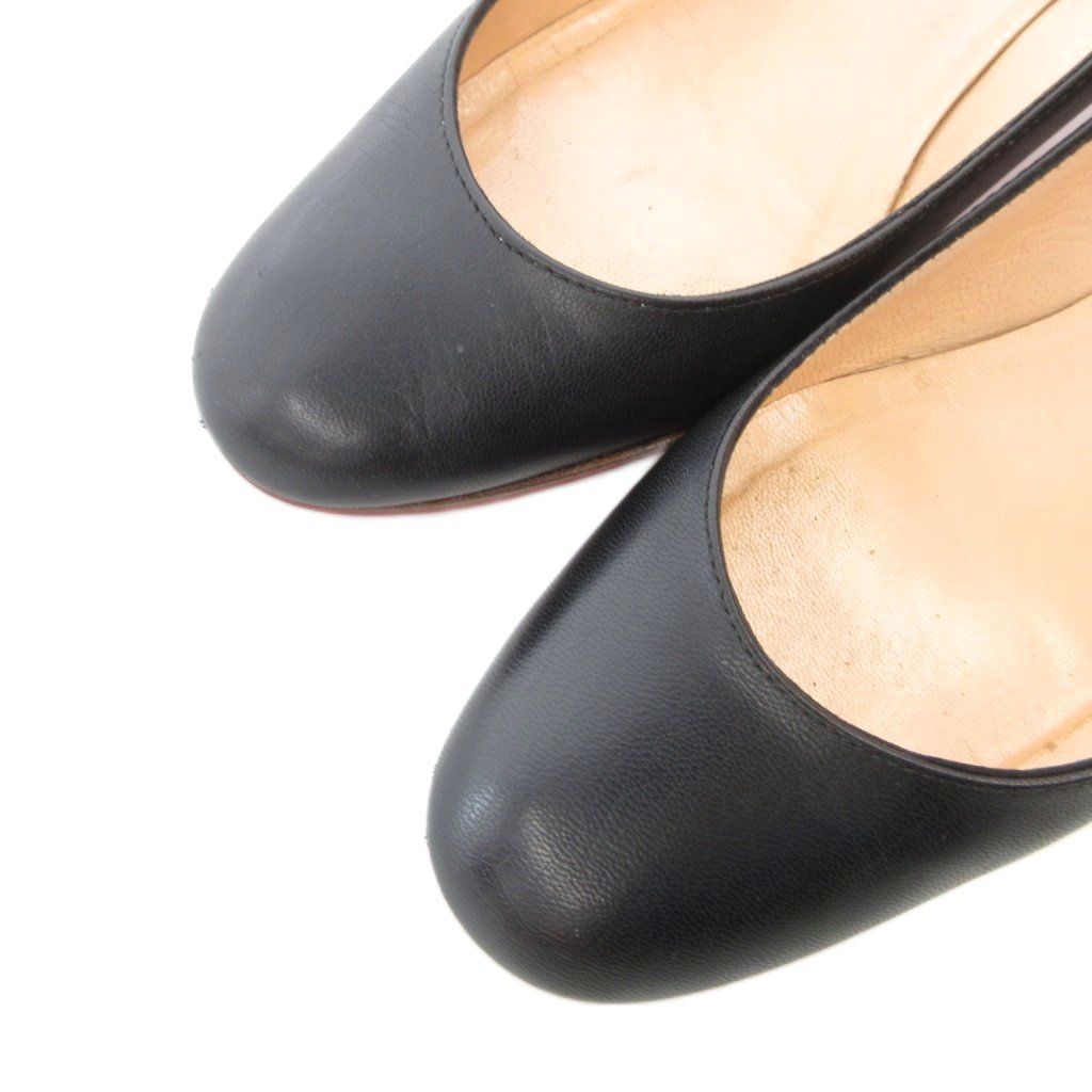 クリスチャンルブタン Christian louboutin パンプス チャンキーヒール