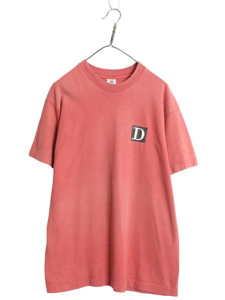 90s USA製 デュワーズ 企業 ロゴ プリント 半袖 Tシャツ メンズ L / 古着 オールド 当時物 ヘビーウェイト シングルステッチ ワンポイント