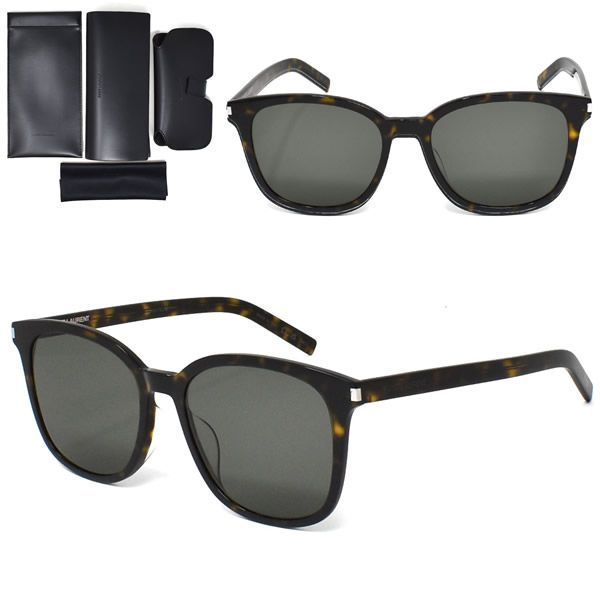サンローラン サングラス SAINT LAURENT SL 565/K SLIM 002 サングラス アジアンフィット メンズ レディース ユニセックス SL565K-SLIM-002 ハバナ ブラック