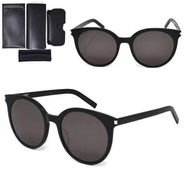 サンローラン サングラス SAINT LAURENT SL 566/K SLIM 001 サングラス アジアンフィット メンズ レディース ユニセックス SL566K-SLIM-001 ブラック