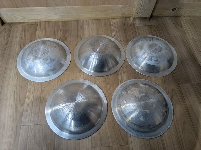 アルミ 打ち出し うどんすき鍋 6枚セット 27㎝ 1,6L 中尾アルミ製作所 