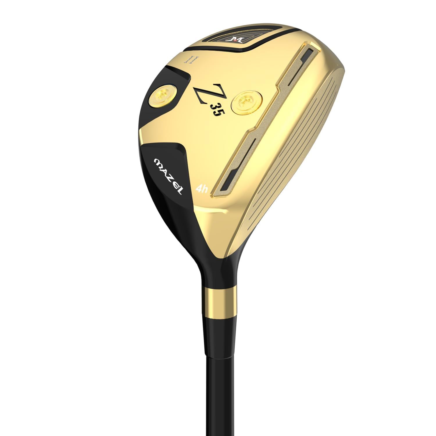 新品 MAZEL (マゼル) レスキュー ゴルフクラブ ユーティリティ カーボンシャフト メンズ 右利き用 (カーボン（Z35 II-ゴールド） フレックス:R 21 度 右)