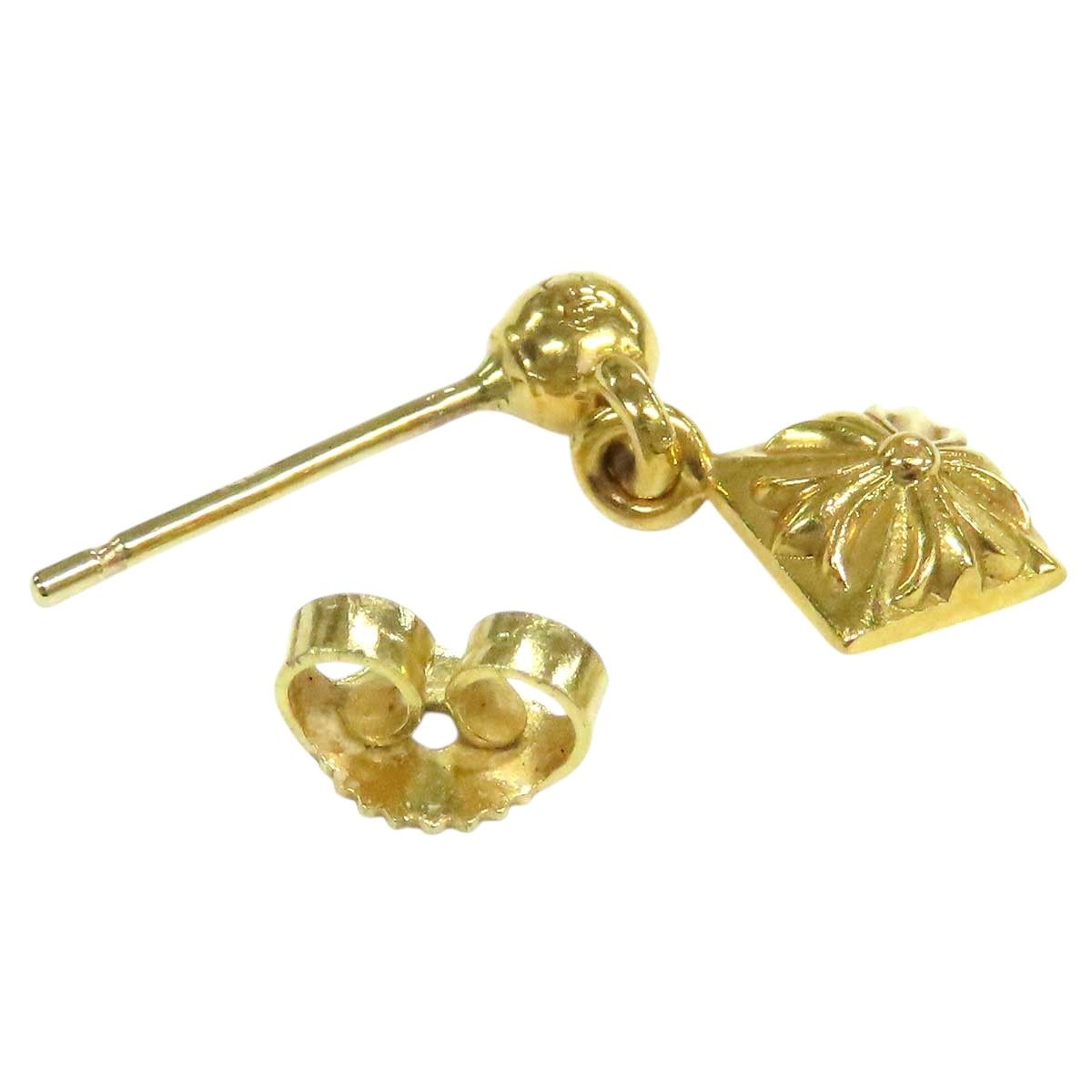 クロムハーツ ピラミッド CHプラス ドロップ ピアス 22K 22K（本体