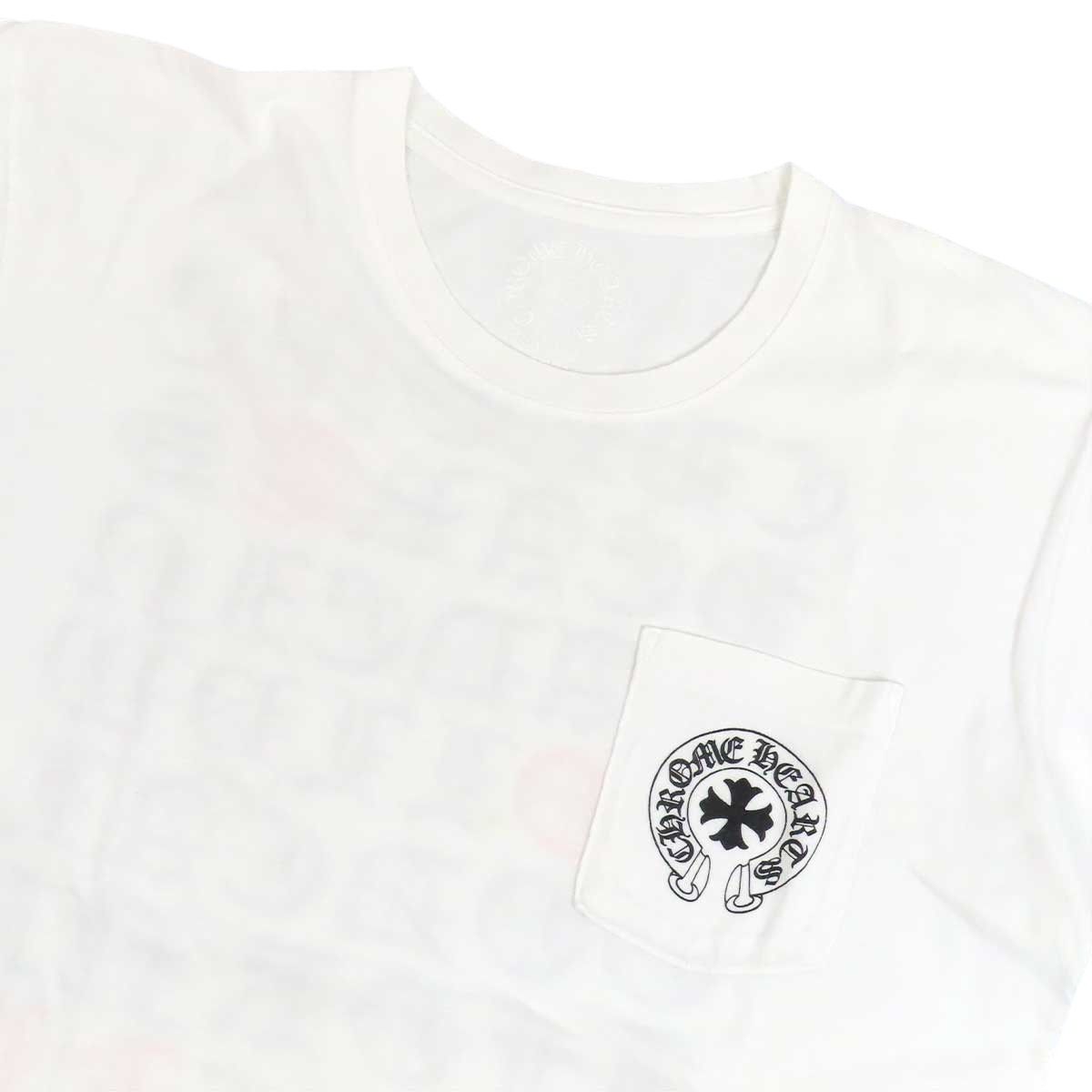 クロムハーツ ホースシュー バック 英字 プリント Tシャツ メンズ 