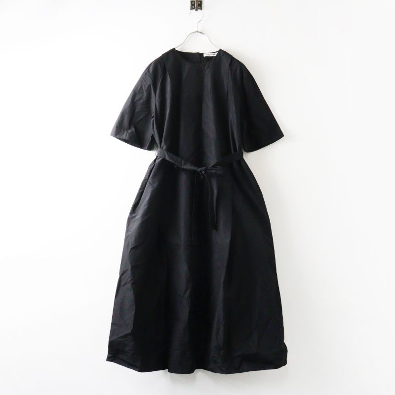 ミナペルホネン　ワンピース　シルクブラック 美品 定価88000円 2023SS ミナペルホネン mina perhonen malmi