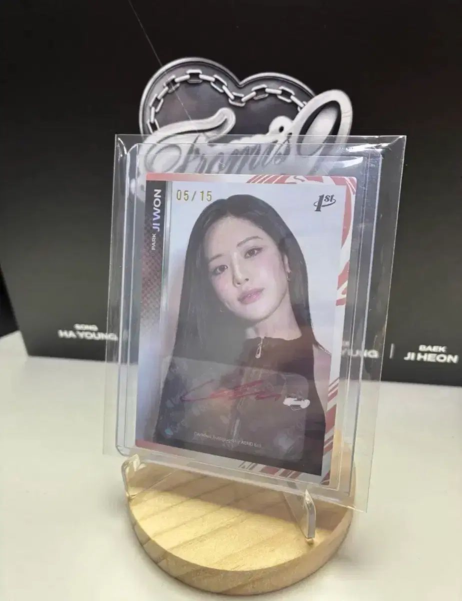 プロミスナイン(fromis_9) プロミスナイン・プミナ パク・ジウォン(PARK JIWON) テレカ オート カード 15個 限定