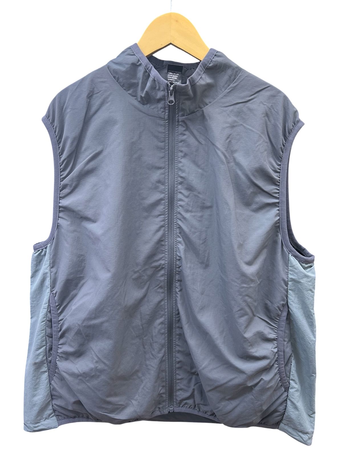 BEIMAR (ビーマー) 別注 Nylon Light Weight Packable Vest ナイロンベスト パッカブル WB103MPV-Z L アイスグレー メンズ/027