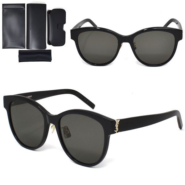 サンローラン サングラス SAINT LAURENT SL M107/K 004 サングラス アジアンフィット メンズ レディース ユニセックス SLM107K-004 ブラック グレー