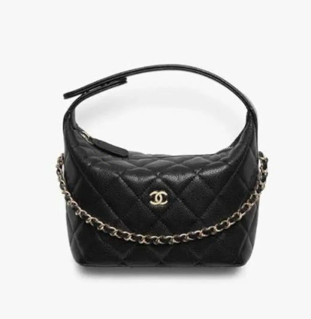 CHANEL シャネル ミニ ホーボー トップス ハンドル キャビア ブラック 新品