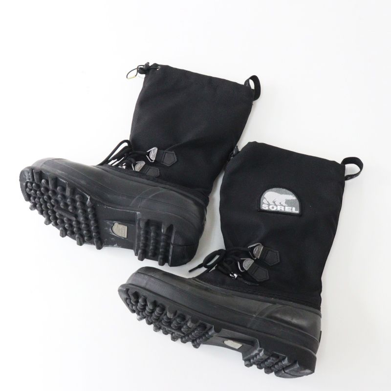 美品 SOREL ウィンターブーツ 黒 25cm メンズサイズ ソレル SOREL BEAR ベアー ウィンターブーツ 25cm