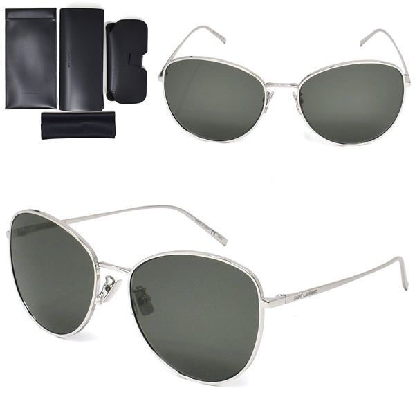 サンローラン サングラス SAINT LAURENT SL 486 002 サングラス スマート メンズ レディース ユニセックス SL486-002 シルバー グレー