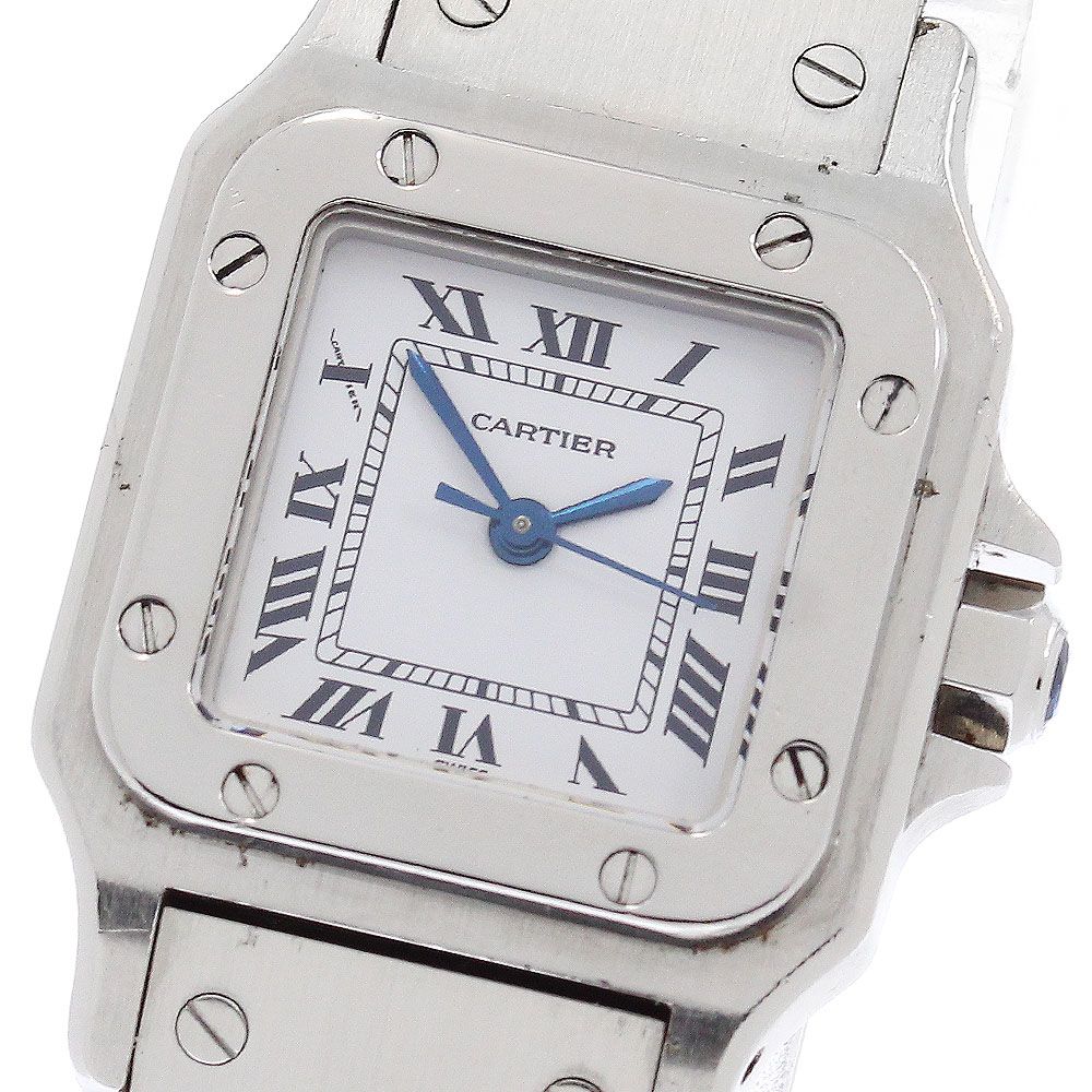 カルティエ CARTIER サントスガルベSM 自動巻き レディース _952273