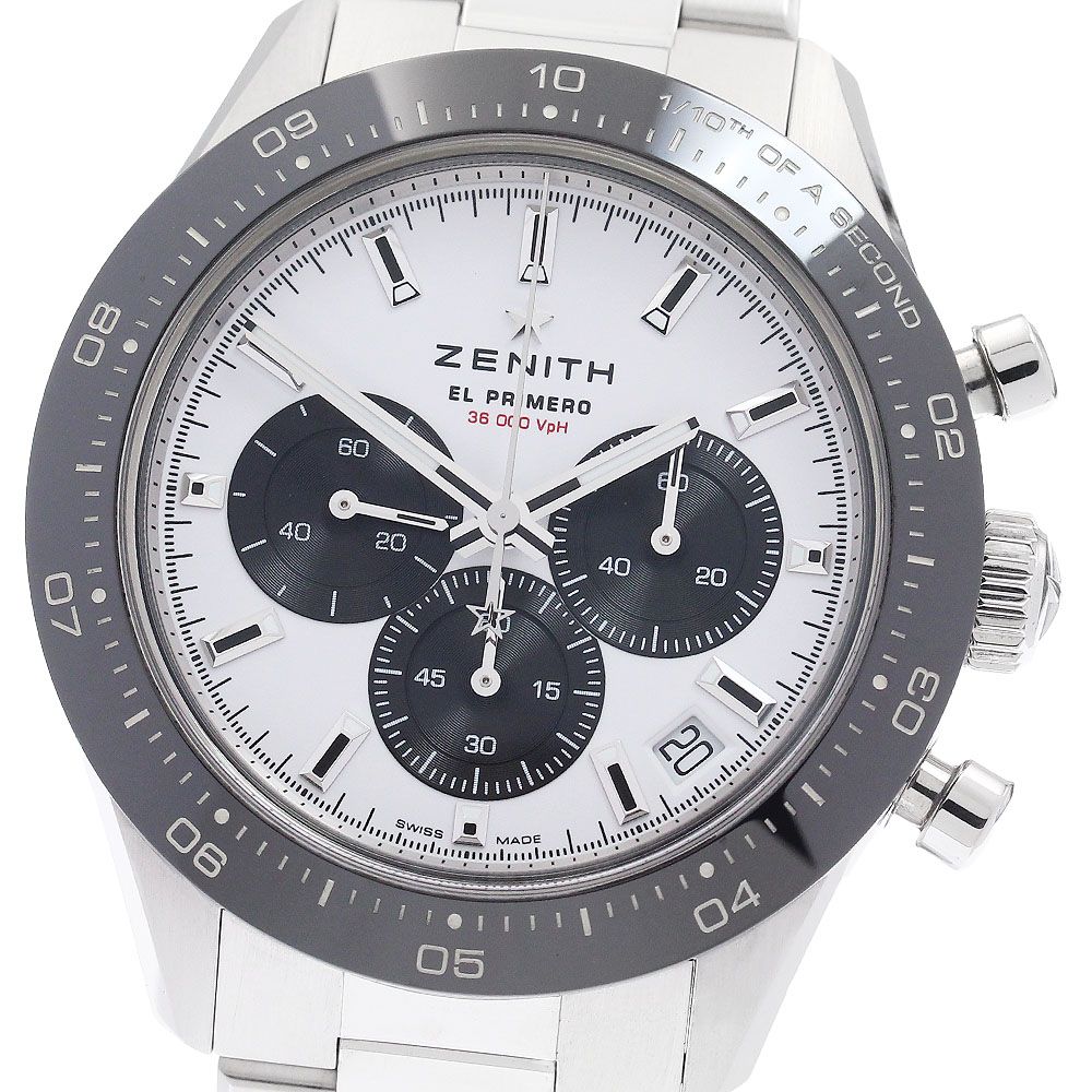 ゼニス ZENITH 03.3102.3600/02.M3100 クロノマスター スポーツ クロノグラフ 自動巻き メンズ 良品 保証書付き_959764