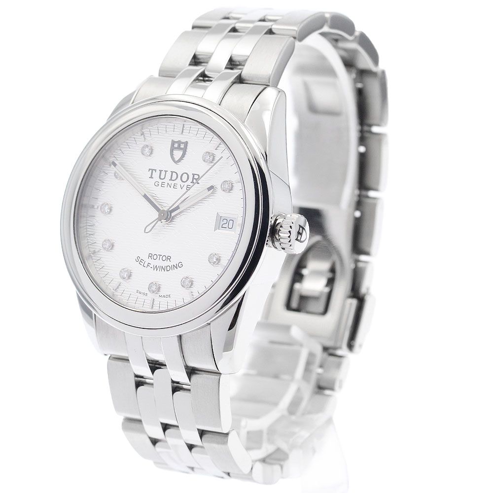 チュードル TUDOR 55000 グラマー デイト 10Pダイヤ 自動巻き メンズ _966404 チュードル TUDOR 55000 グラマー デイト 10Pダイヤ 自動巻き メンズ