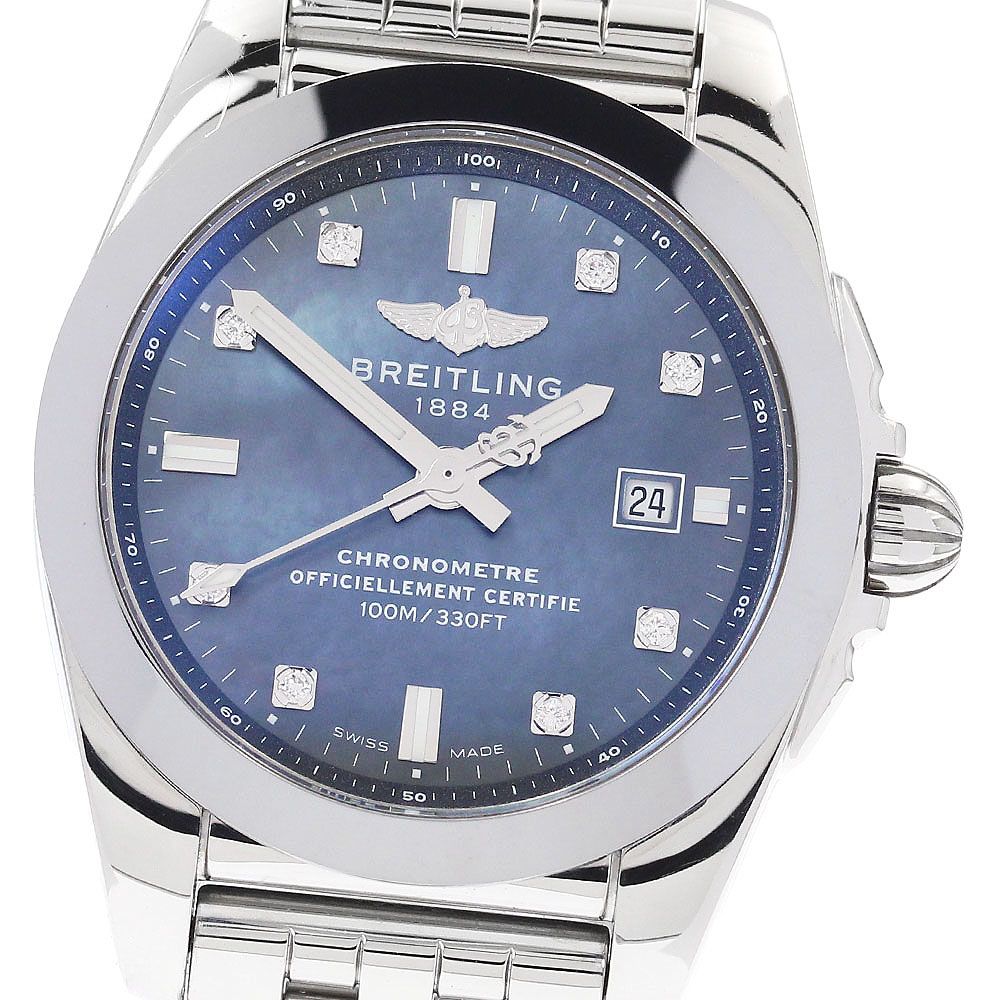 ブライトリング BREITLING W72348 ギャラクティック29 8Pダイヤ クォーツ レディース 良品 _961116 157,450円